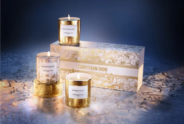 Christian Dior ディオールキャンドルホリデー限定デザイン メゾン クリスチャン ディオール ホリデー煌びやかな限定