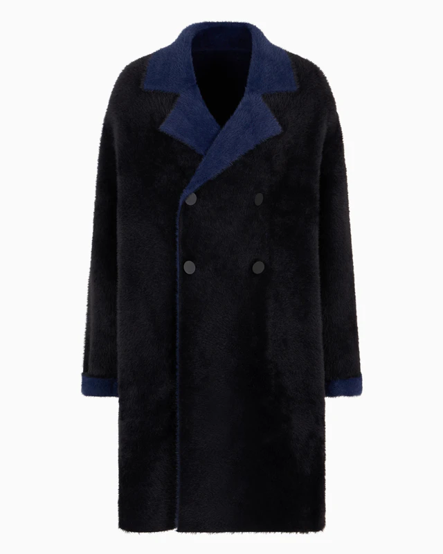 ジョルジオアルマーニコート　薄パープル色　軽量デザイン ジョルジオアルマーニコート薄パープル色軽量デザイン