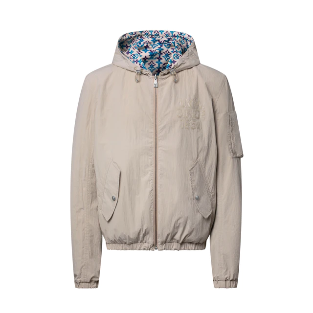 ルイ・ヴィトン：リバーシブル ウインドブレーカー ナイロン 100%