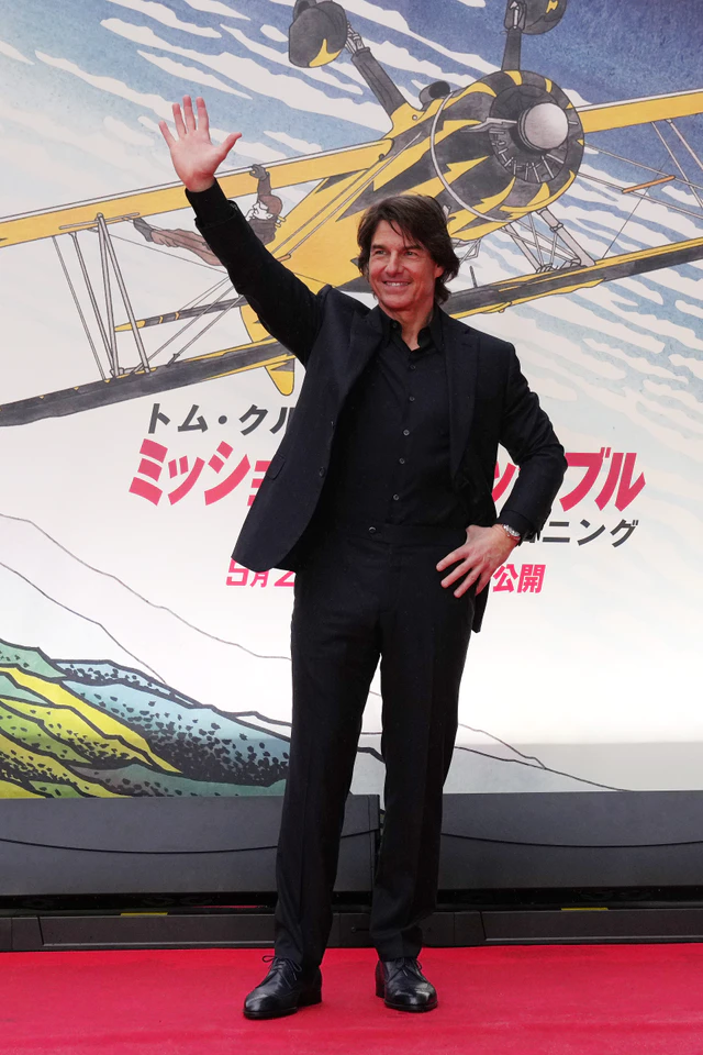 『ミッション：インポッシブル／ファイナル・レコニング』ジャパンプレミアで #トム・クルーズ は、ビスポーク スーツを着用