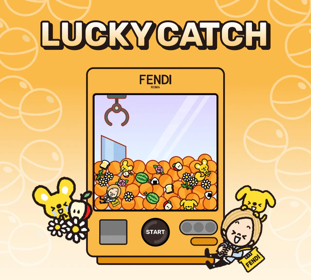 フェンディが贈る遊び心満載のLINEゲーム「LINE Lucky Catch」が期間限定で登場