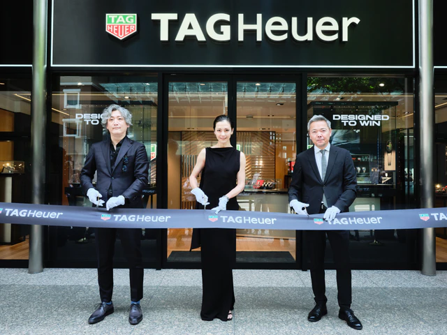 タグ・ホイヤーが金沢に北陸初のブティックを開業、土屋アンナが来店し祝福