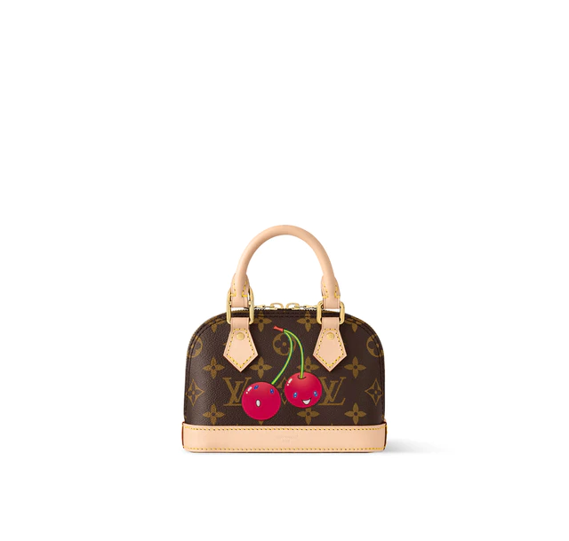 ルイ・ヴィトン モノグラム·チェリー キャンバス ：LV x TM ナノ·アルマ