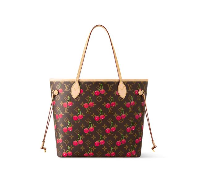 ルイ・ヴィトン モノグラム·チェリー キャンバス ：LV x TM ネヴァーフル MM