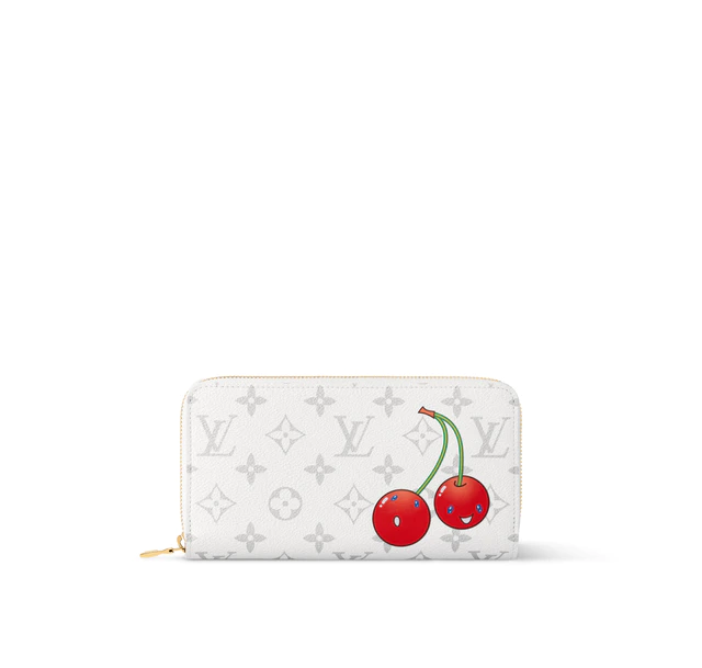 ルイ・ヴィトン モノグラム·チェリー キャンバス： LV x TM ジッピー·ウォレット