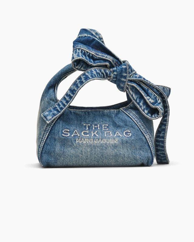 マークジェイコブス「THE SACK BAG」ザ ボウ デニム サック バッグ ミニ