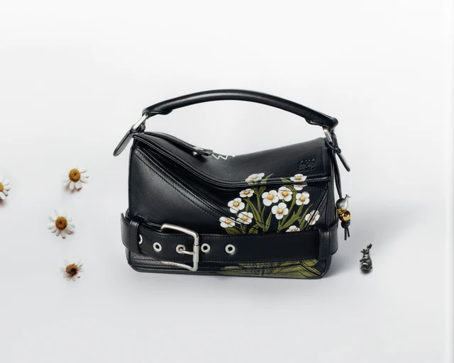 LOEWE☆パズル10 ウィリアム・モリス リエディション バッグ ロエベを象徴する「パズルバッグ」が10周年！ 復刻エディション