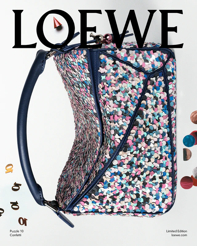【直営】LOEWE パズル10 キャンバス パッチワーク復刻版バッグ ロエベを象徴する「パズルバッグ」が10周年！ 復刻エディション