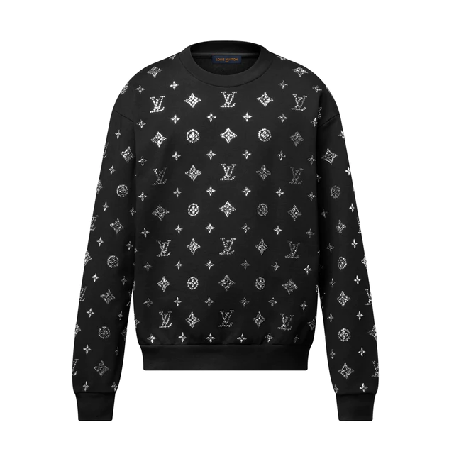 ルイ・ヴィトン ：CRYSTAL MONOGRAM CREWNECK