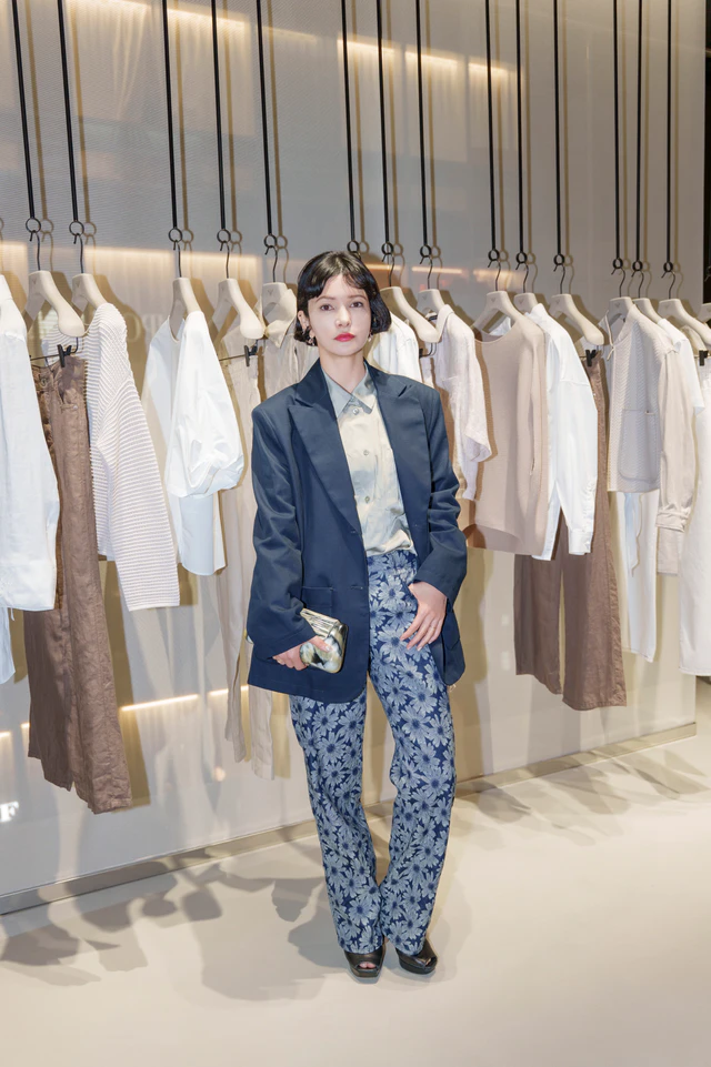 エンポリオアルマーニ銀座店オープニングパーティーのモデル・環境アンバサダー NOMAさん