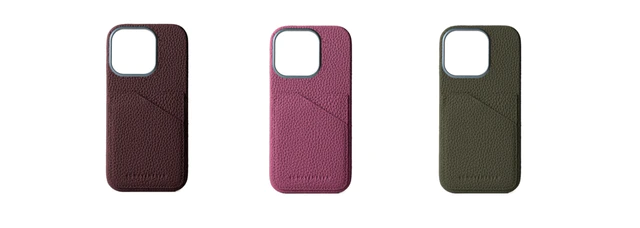 ボナベンチュラ iPhoneケース ボルド―、アネモネパープル、オリーブ