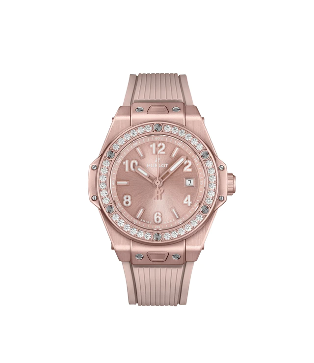 HUBLOT 「ビッグ・バン ワンクリック アルミニウム ピンク ダイヤモンド」
