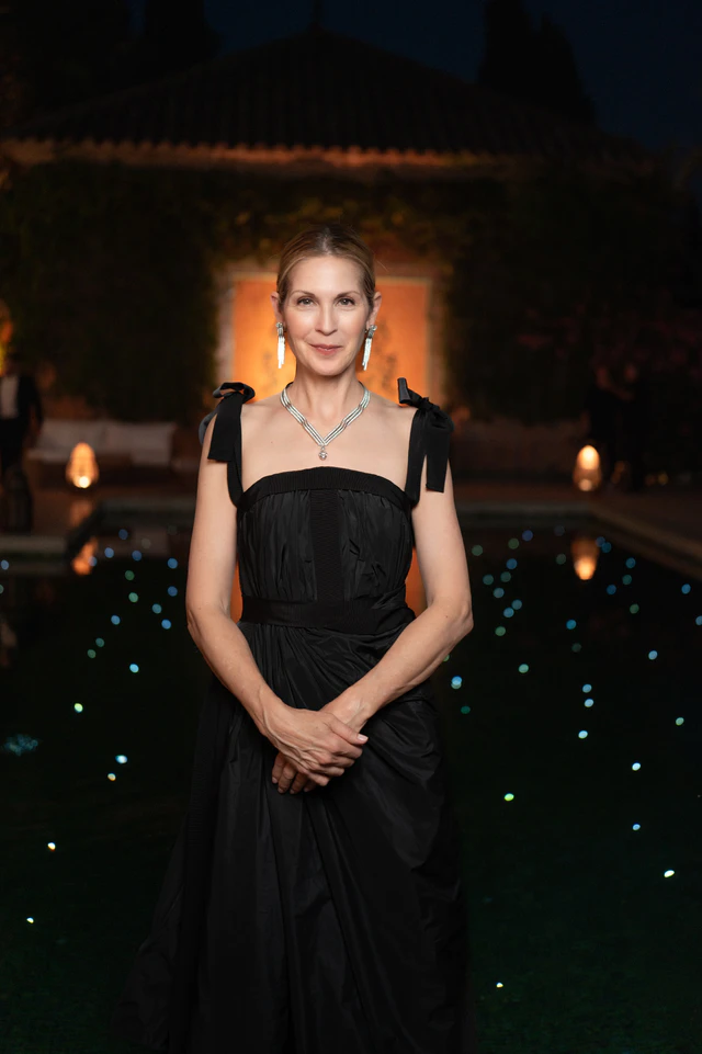 ショーメ最新ハイジュエリー「ジュエルズ バイ ネイチャー」発表会でのアメリカ人女優ケリー・ラザフォード