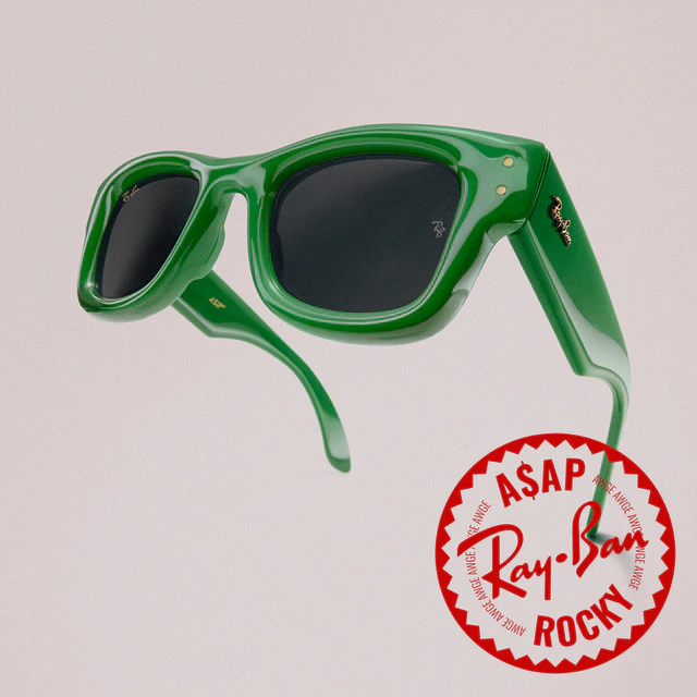  レイバン×A$APロッキー ウェイファーラー パファー グリーン 