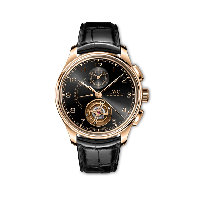 IWC シャフハウゼン 「ポルトギーゼ・トゥールビヨン・レトログラード・クロノグラフ」(Ref. IW394009)表正面