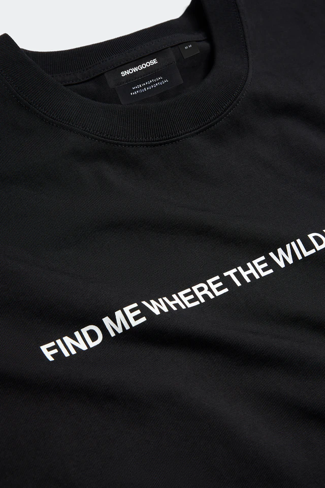 カナダグース カプセルコレクション「SNOW GOOSE BY CANADA GOOSE」 ゼニス Tシャツ カラー:Wildflower Black