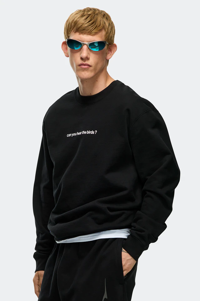カナダグース カプセルコレクション「SNOW GOOSE BY CANADA GOOSE」Dawn Crew - Graphic(カラー:Hear The Birds Black)
