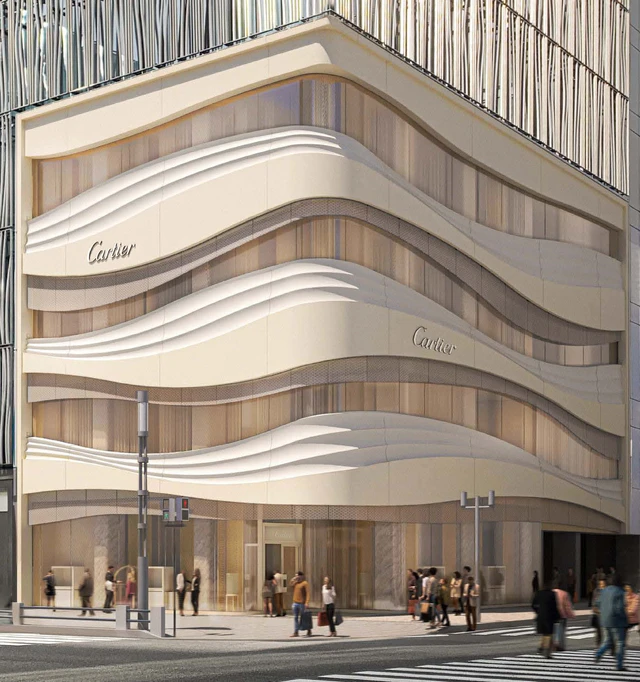 9月19日オープンのカルティエ銀座4丁目新店舗、アジア最大規模とプライベートレジデンスが織りなすラグジュアリー体験