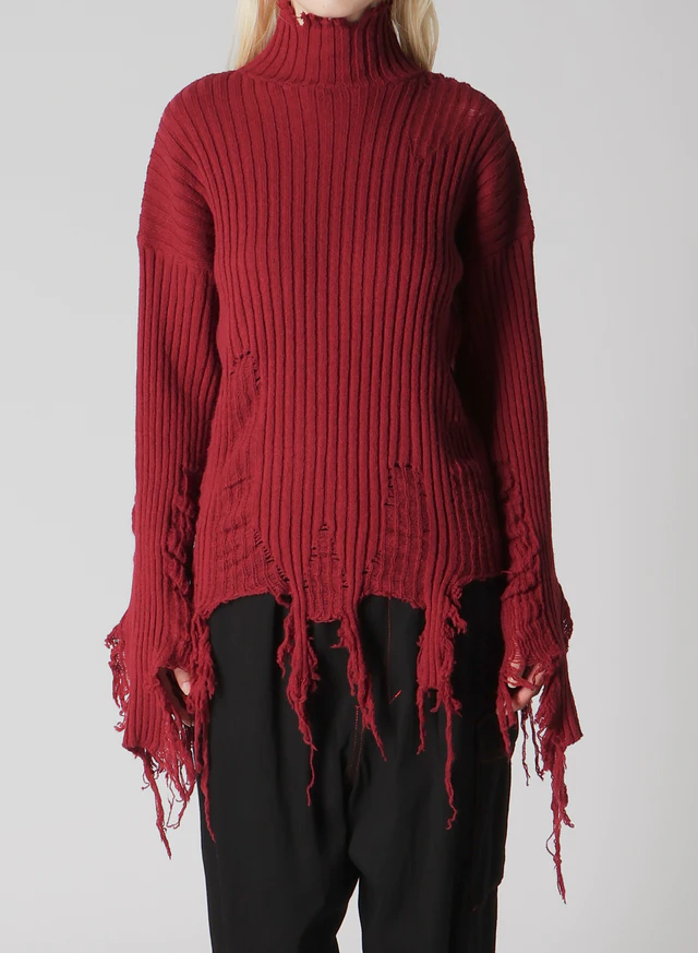 LIMI feu Autumn/ Winter 2025-26 collection クラッシュリブニット
