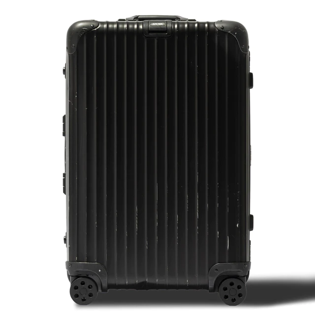 リモワ ユーズドスーツケース「RE-CRAFTED」プログラム Topas Check-in M Black 2015年製