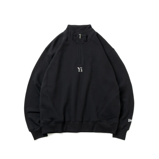 ヨウジヤマモト Y’s×ニューエラ 2025-2026秋冬コレクション Y’s×NEW ERA® Oversized Sweat Half-Zip