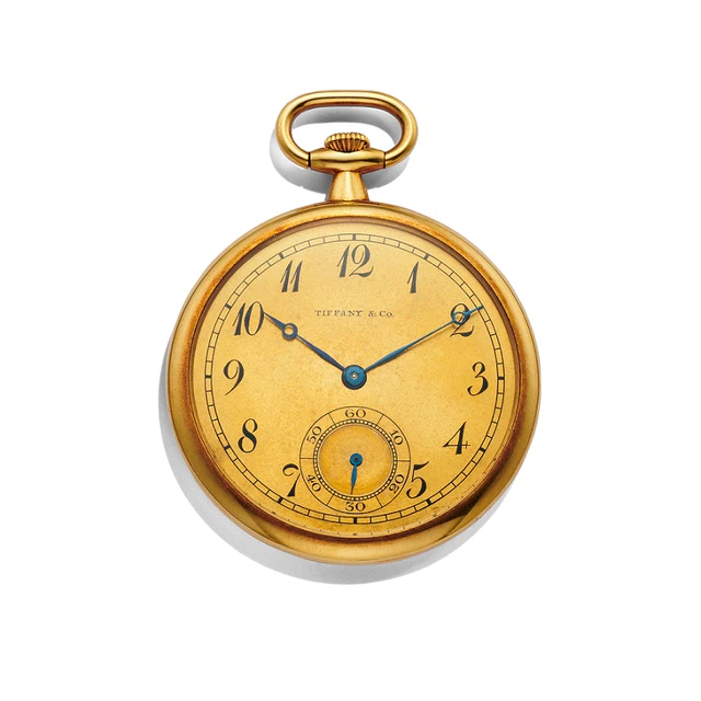 ティファニー 銀座 懐中時計 1912年 トーション for Tiffany & Co.(ゴールド、エナメル、クリスタル)