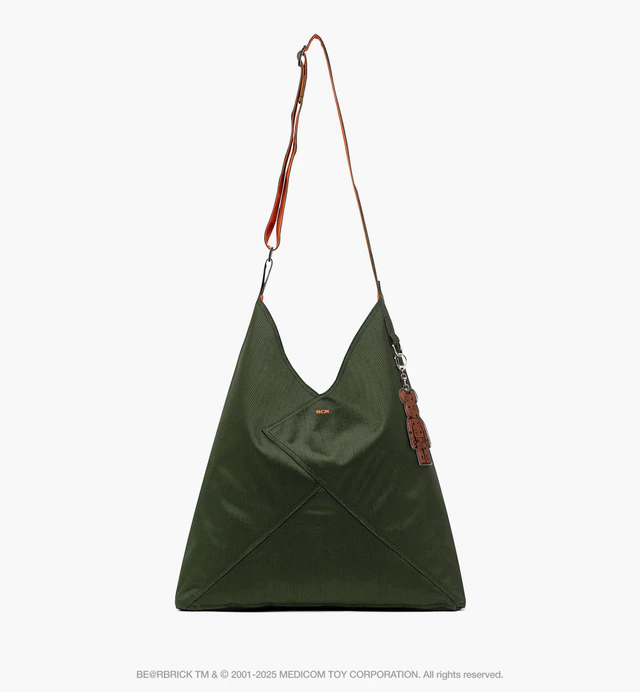 MCM X BE@RBRICK Aren Shoulder Bag w/ Charm