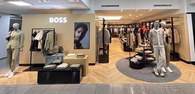 BOSS ショップ 藤崎百貨店が2025年9月4日(木)開業 メンズの仕事服とスポーツライン、日常着を幅広く展開
