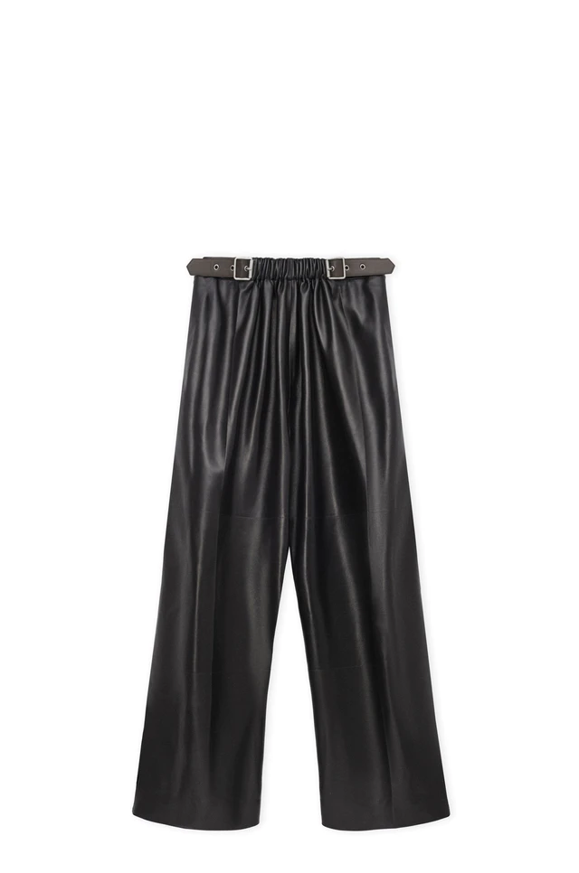 ロエベ WOMEN'S ベルテッド トラウザーズ