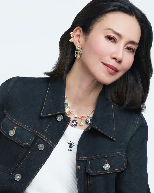 ディオール、中谷美紀が彩るLINE限定特設サイトに「ローズ デ ヴァン」が登場