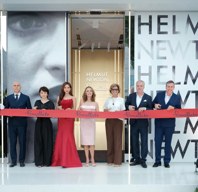 ポメラートとヘルムート・ニュートンの邂逅を祝す展覧会に石田ゆり子らが来場