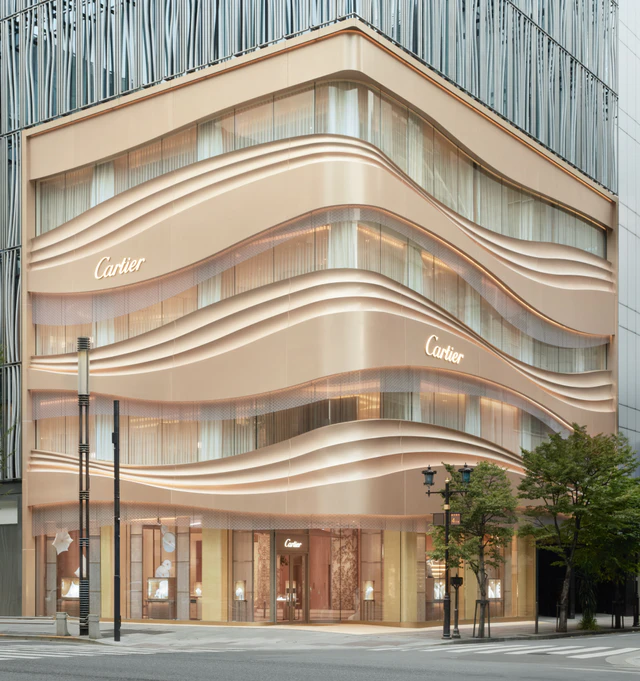 カルティエ銀座4丁目ブティックがグランドオープン、日本文化とメゾンの美学が融合