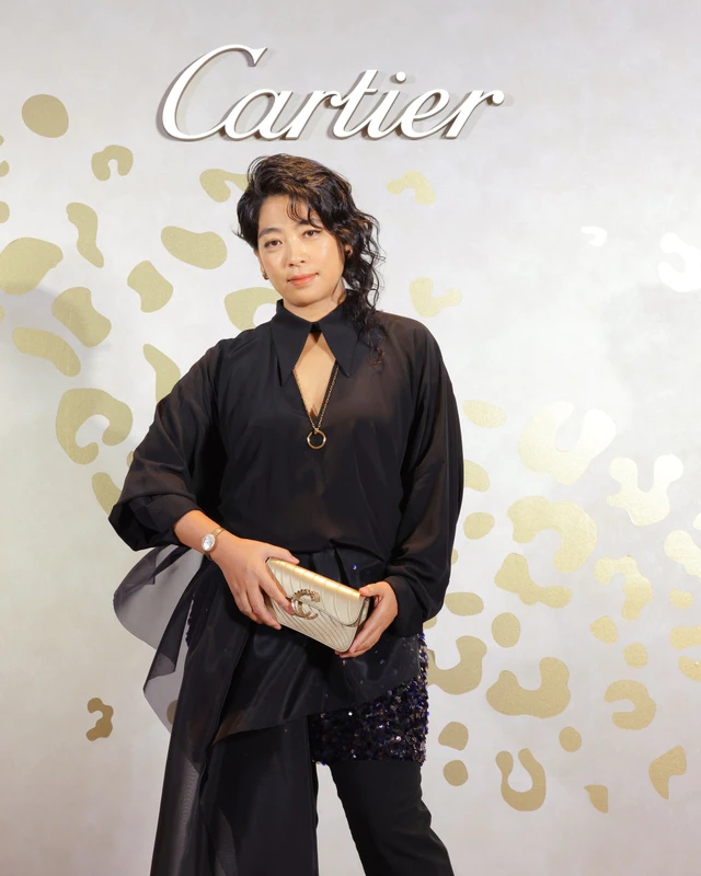 「カルティエ 銀座4丁目ブティック」オープニングイベントの内田也哉子
