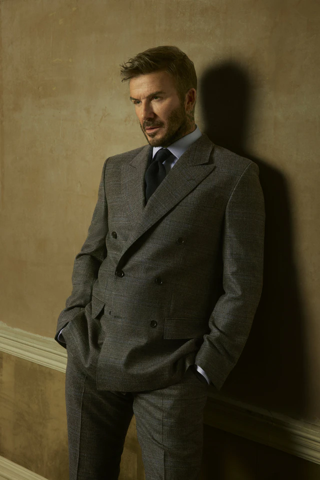 David Beckham × BOSS レザーボンバージャケット スエード新品