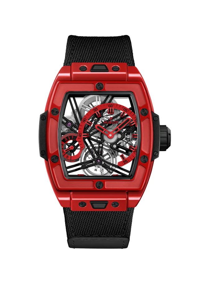 HUBLOT 「スピリット オブ ビッグ・バン トゥールビヨン 5デイ パワーリザーブ レッドマジック」 世界限定20本