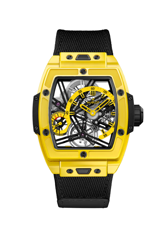 HUBLOT 「スピリット オブ ビッグ・バン トゥールビヨン 5デイ パワーリザーブ イエローマジック」