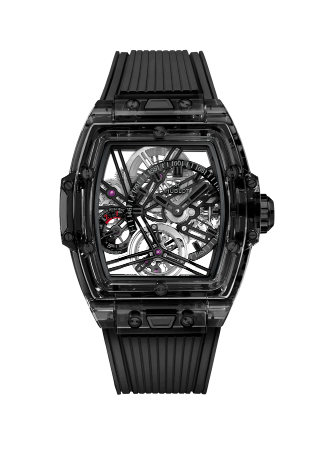 HUBLOT 「スピリット オブ ビッグ・バン トゥールビヨン 5デイ パワーリザーブ ブラックサファイア」 世界限定20本