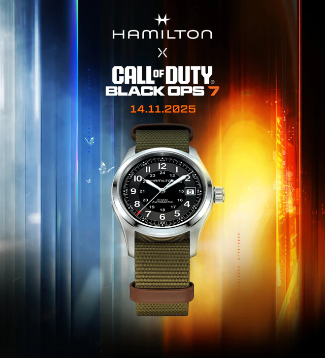 ハミルトン×CALL OF DUTY『ブラックオプス7』限定カーキ フィールド オート発表 ゲーム連動で体験を拡張