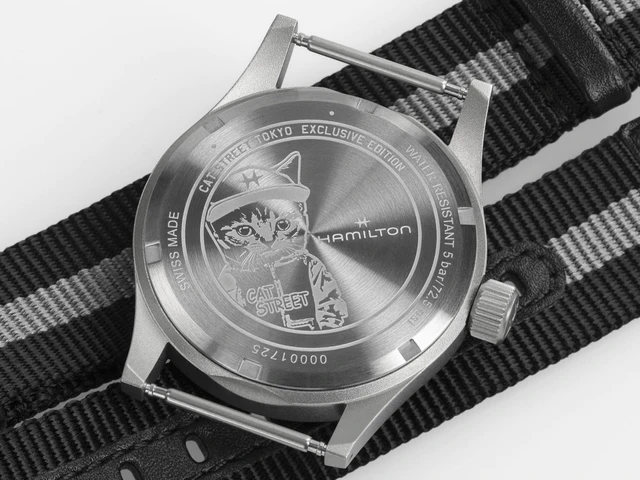 ハミルトンの定番カーキ フィールド メカに、特別版「キャット