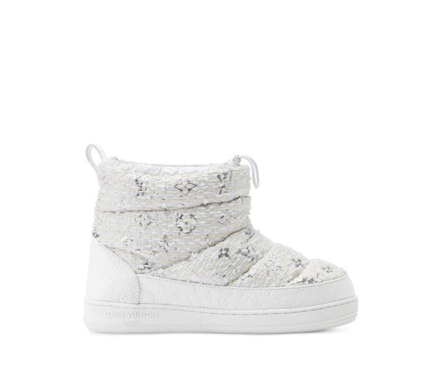 ルイ・ヴィトン：LV クラウド アンクルブーツスニーカー モノグラム·ツイード