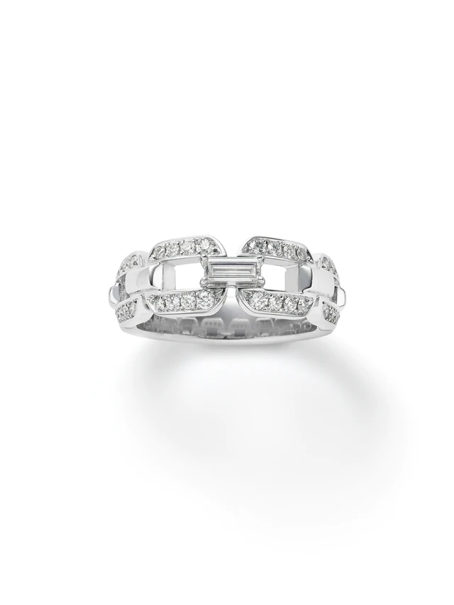 ミキモト リング ダイアモンド・WGK18製