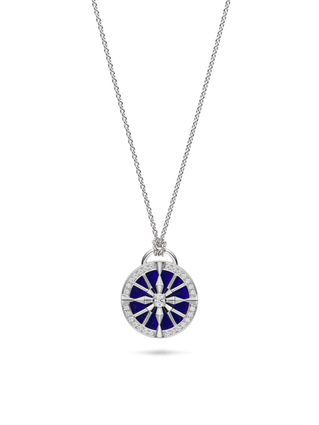 ミキモト LUCKY ARROWS（ラッキー アローズ） ペンダント ラピスラズリ・ダイアモンド・WGK18製