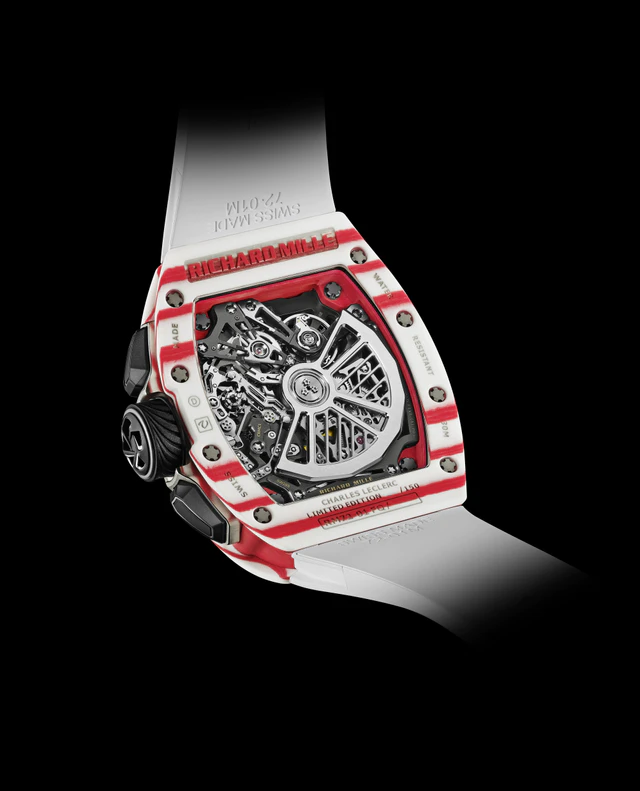 リシャールミル RM 72-01 オートマティック フライバック クロノグラフ シャルル・ルクレール プロトタイプ　裏面