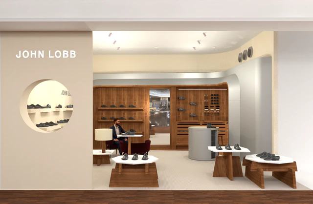 ジョンロブ阪急メンズ大阪店が新装オープン、洗練と温もりが共存するニューコンセプトストア