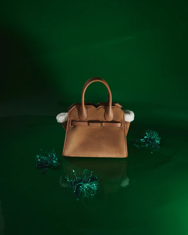 ヴァレクストラ ホリデーコレクション ミラノバッグ ミニ シアリング