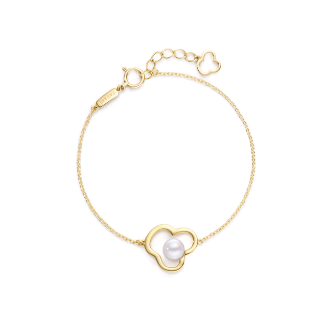 TASAKI Holiday Collection チャンツ ブレスレット［18K イエローゴールド、あこや真珠］