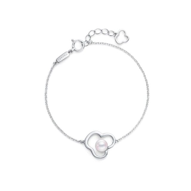 TASAKI Holiday Collection チャンツ ブレスレット［18K ホワイトゴールド、あこや真珠］