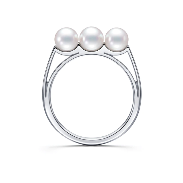 TASAKI Holiday Collection バランス ライト リング［プラチナ、あこや真珠］