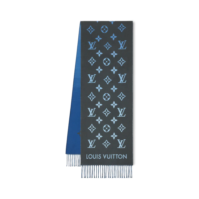ルイ・ヴィトン:マフラー·オール アバウト モノグラム グラディエント ウール 100%