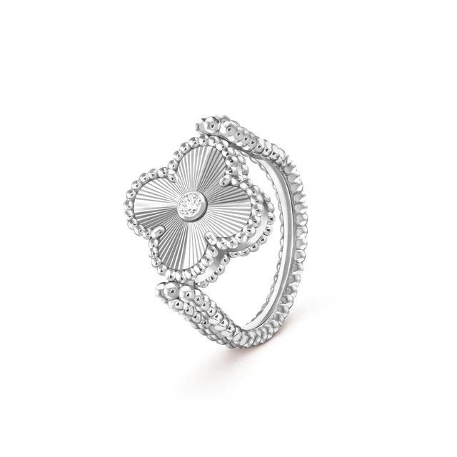 ヴァンク リーフ＆アーペル ヴィンテージ アルハンブラ リバーシブル リング